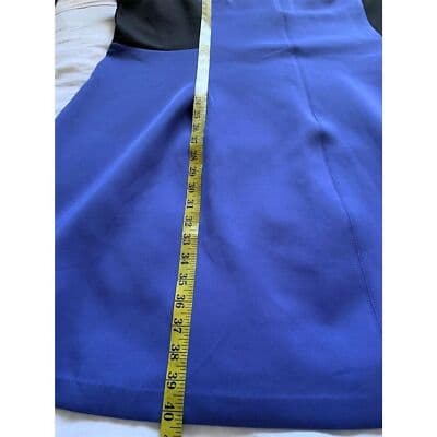 Metaphor Women's Plus 3X Blue Colorblock Knee Length Dress Casual - Thumbnail 12