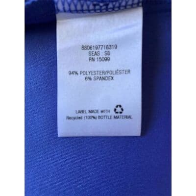 Metaphor Women's Plus 3X Blue Colorblock Knee Length Dress Casual - Thumbnail 6