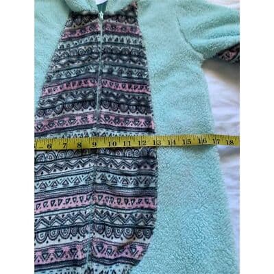 Secret Treasures Women's XS Mint Green Owl Fleece Pajama Costume - Thumbnail 11