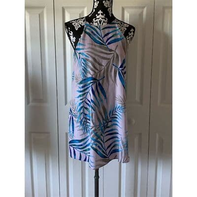 VTG. Tyche Women's S Boho Floral Sleeveless Dress - Thumbnail 4