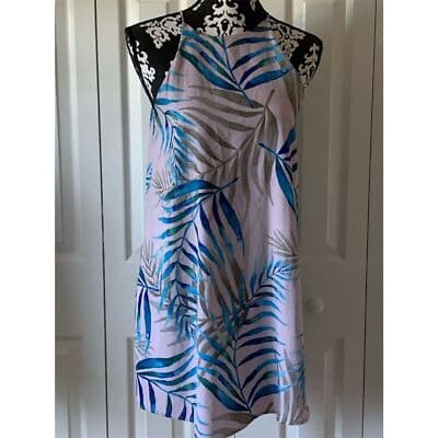 VTG. Tyche Women's S Boho Floral Sleeveless Dress - Thumbnail 5