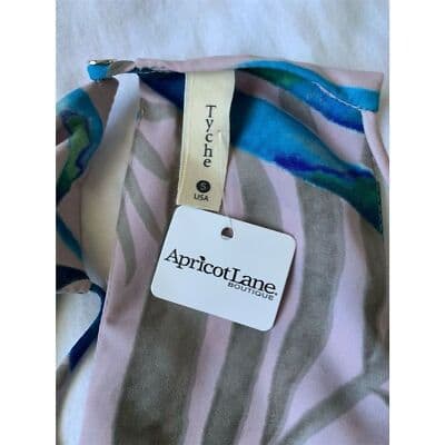 VTG. Tyche Women's S Boho Floral Sleeveless Dress - Thumbnail 11