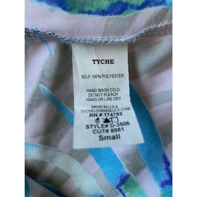 VTG. Tyche Women's S Boho Floral Sleeveless Dress - Thumbnail 12