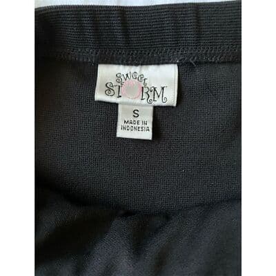 Sweet Storm Women's S Black Floral Sleeveless Short Dress Party Cocktail - Thumbnail 11