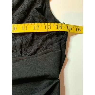 Rue21 Womens Tank Top Ruffle Lace Trim Black Size Medium - Thumbnail 8