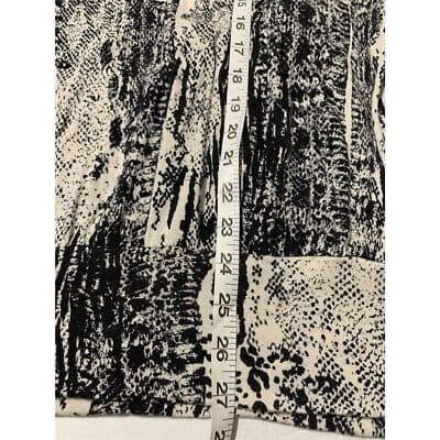 Los Angeles Guess Women's M Black Animal Print Top Casual - Thumbnail 5