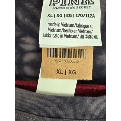 PINK Victoria's Secret Tie Dye Ruched Drawstring Sleeveless Mini Dress XL - Thumbnail 5