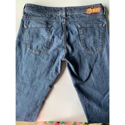 BWU Women's Vintage Blue Straight Jeans Size 5 Medium Wash Durable - Thumbnail 9