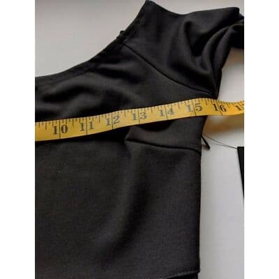 Lulus Womens Fit & Flare Dress 3/4 Sleeve Sheer Waist Boat Neck Black Size M - Thumbnail 8