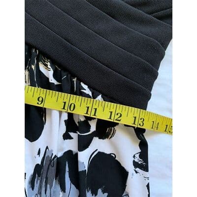 Sweet Storm Women's S Black Floral Sleeveless Short Dress Party Cocktail - Thumbnail 9