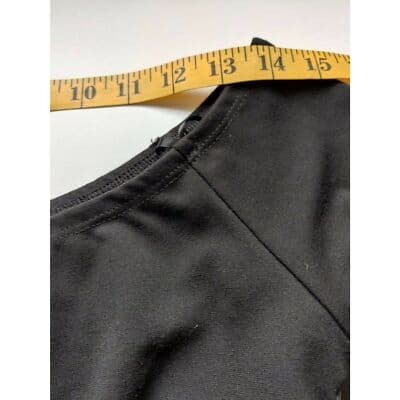 Lulus Womens Fit & Flare Dress 3/4 Sleeve Sheer Waist Boat Neck Black Size M - Thumbnail 6