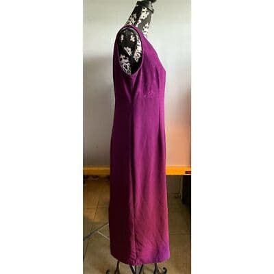 VTG. Sag Harbor Women's Size 14 Purple Floral Embroidered Short Sleeve Blouse - Thumbnail 11