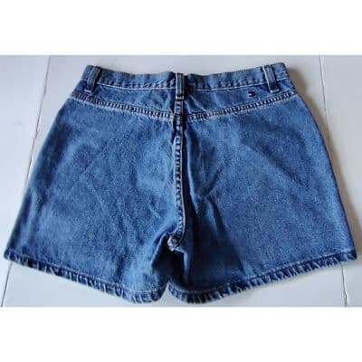 VTG. TOMMY HILFIGER Women's Jean Shorts Blue Size 8 - Thumbnail 3