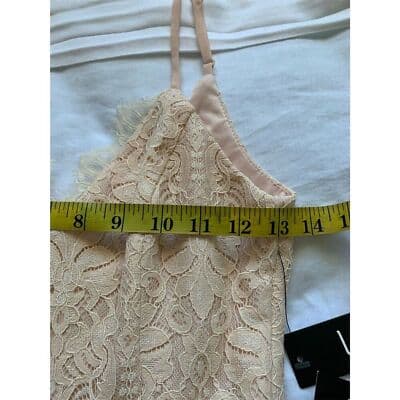 Lulus Women's XS Blush Pink Lace Midi Skater Dress Party Cocktail - Thumbnail 10