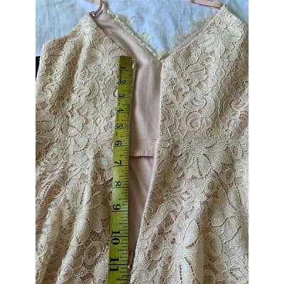 Lulus Women's XS Blush Pink Lace Midi Skater Dress Party Cocktail - Thumbnail 12