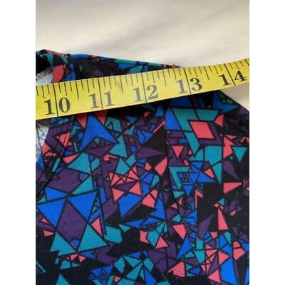 LuLaRoe Julia Dress XXS Multicolor Geometric Knee Length Casual - Thumbnail 10