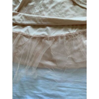 Lulus Women's XS Blush Pink Lace Midi Skater Dress Party Cocktail - Thumbnail 8