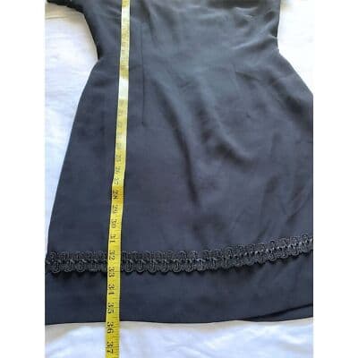 Donna Morgan Women's Black Knee Length Cocktail Dress Size 12 - Thumbnail 8