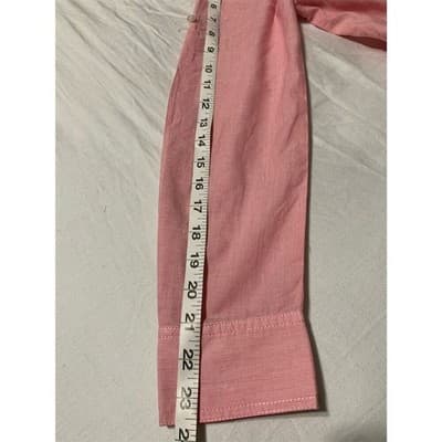 Banana Republic Women's Pink Long Sleeve Button-Up Shirt Size S Casual - Thumbnail 10