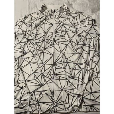 Xersion Women's M Geometric Long Sleeve Pullover Athletic Top Multicolor - Thumbnail 10