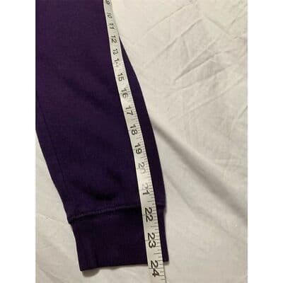 Nike Women's Funnel Neck Hoodie Purple Size M Long Sleeve Pullover - Thumbnail 8