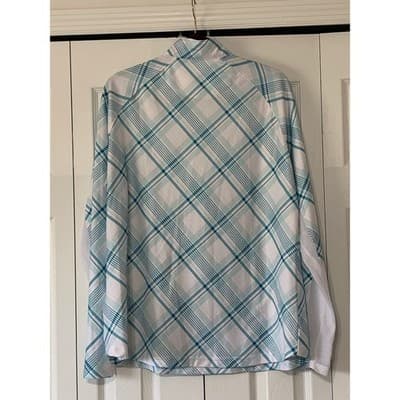 Pebble Beach XXL Pullover Golf Shirt Plaid Dry Luxe Performance Athletic Top - Thumbnail 12