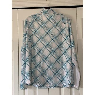 Pebble Beach XXL Pullover Golf Shirt Plaid Dry Luxe Performance Athletic Top - Thumbnail 2