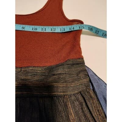 Fossil Two Tone Striped Tank Dress with Tie Waist - Thumbnail 9