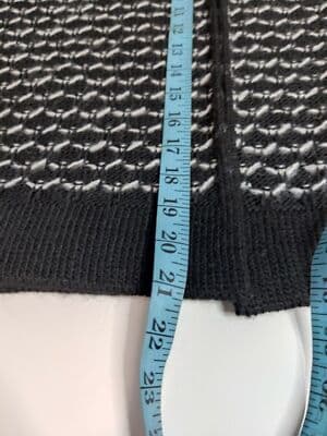 Nara Maglie Italy Alpaca Wool Blend Cardigan Black/White Womens Size M/L - Thumbnail 10