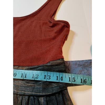 Fossil Two Tone Striped Tank Dress with Tie Waist - Thumbnail 10