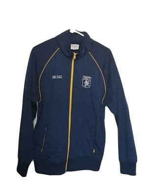 American Eagle Mens Polyester Long Sleeve Full Zip Navy Blue Track Jacket XL - Image 1