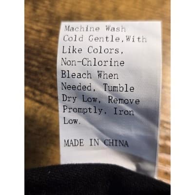 SHEIN Womens 1XL Black Midi Skirt White Snap Button Accent Casual Comfy - Thumbnail 7