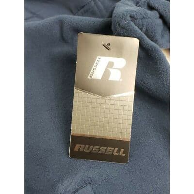 Russell Mens Athletic Blue Microfleece Zip Up Jacket, Size Medium (38-40), NWT - Thumbnail 7