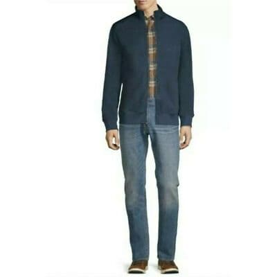 Russell Mens Athletic Blue Microfleece Zip Up Jacket, Size Medium (38-40), NWT - Thumbnail 5