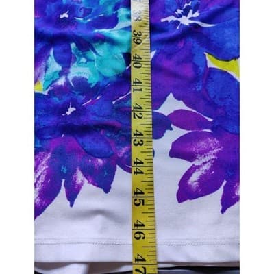 Heart Soul Womens Small Strapless Multicolored Blue/Yellow/Pink/White Maxi - Thumbnail 5