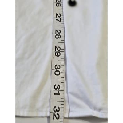 INC International Concepts Mens White Slim Fit Dress Shirt XL Textured Button Up - Thumbnail 8