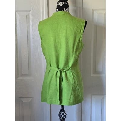 Womens Green Textured Button Up Shirt Long Sleeve - Thumbnail 9