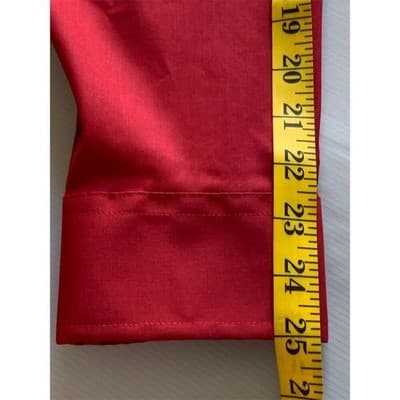 Stafford Men's XL Red Long Sleeve Dress Shirt Easy-Care Broadcloth - Thumbnail 10