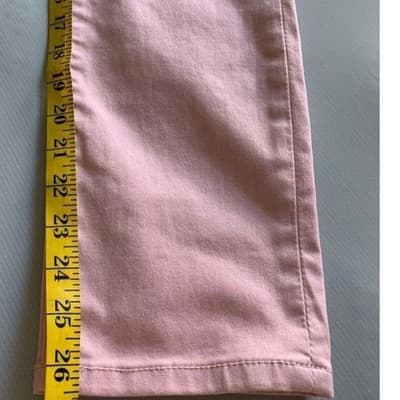 No Boundaries Women's Mid Rise Skinny Pink Jeans Size 13 - Thumbnail 8
