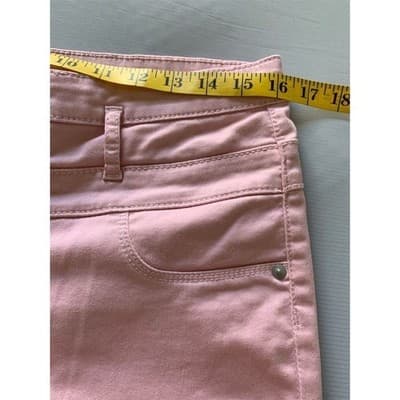 No Boundaries Women's Mid Rise Skinny Pink Jeans Size 13 - Thumbnail 9