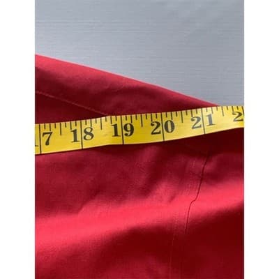 Stafford Men's XL Red Long Sleeve Dress Shirt Easy-Care Broadcloth - Thumbnail 7