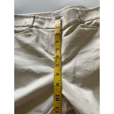 LOFT Women's Beige Dress Pants Size 10 Straight Leg Workwear - Thumbnail 5