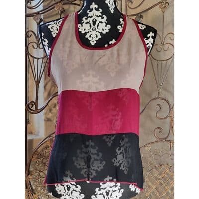 Women Shasa Multi Color Front Panel Top - Thumbnail 8