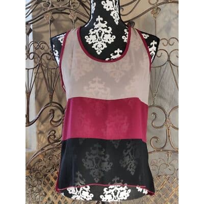 Women Shasa Multi Color Front Panel Top - Thumbnail 2