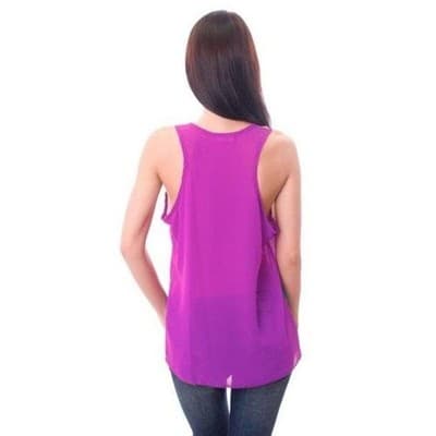 Women Shasa Multi Color Front Panel Top Large - Thumbnail 10