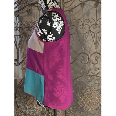 Women Shasa Multi Color Front Panel Top Large - Thumbnail 3