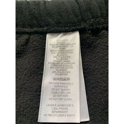 True Religion Unisex Jogger Pants Black Logo Detail Size M Casual Wear - Thumbnail 4