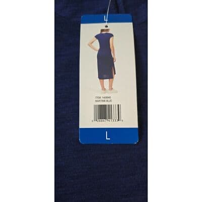 NWT Jessica Simpson Women's Cap Sleeve Side Slit Midi Dress. Large 1408945 - Thumbnail 4