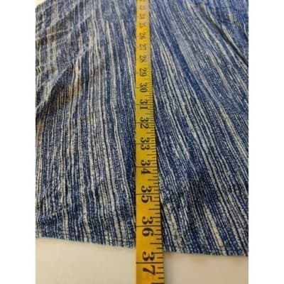 Plenty by Tracy Reese Blue Dreamy Drape Dress Shirred Shoulder womens Blue Sz S - Thumbnail 12