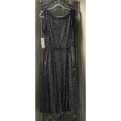 Perceptions New York Brown Ivory Polka Dot Sleeveless Shift Dress Size 18 NWT - Thumbnail 2